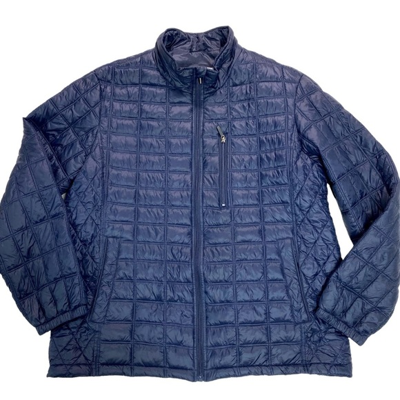 Rainforest Winter Quilted Puffer Jacket in Navy Blue Size XL - Picture 9 of 13